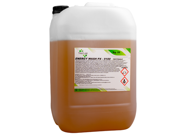 PX-9100 Energy Wash - Liquid alkaline detergent for exterior vehicle washing - Tracto