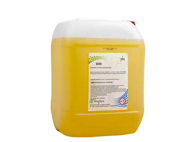 D-50 - Detergent for professional dishwashing machine (10 kg) - Tracto
