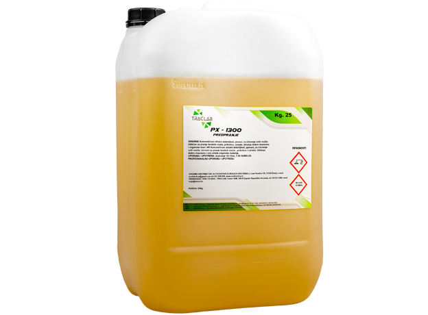 PX-1300 - Powerful cleaning agent for commercial vehicles, trailers, tarpaulins, tents, and similar surfaces - Tracto