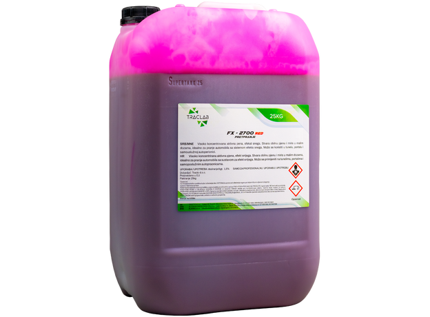 FX-2700 - Alkalna aktivna pjena - Pogodna za sve vrste autopraonica - Tracto